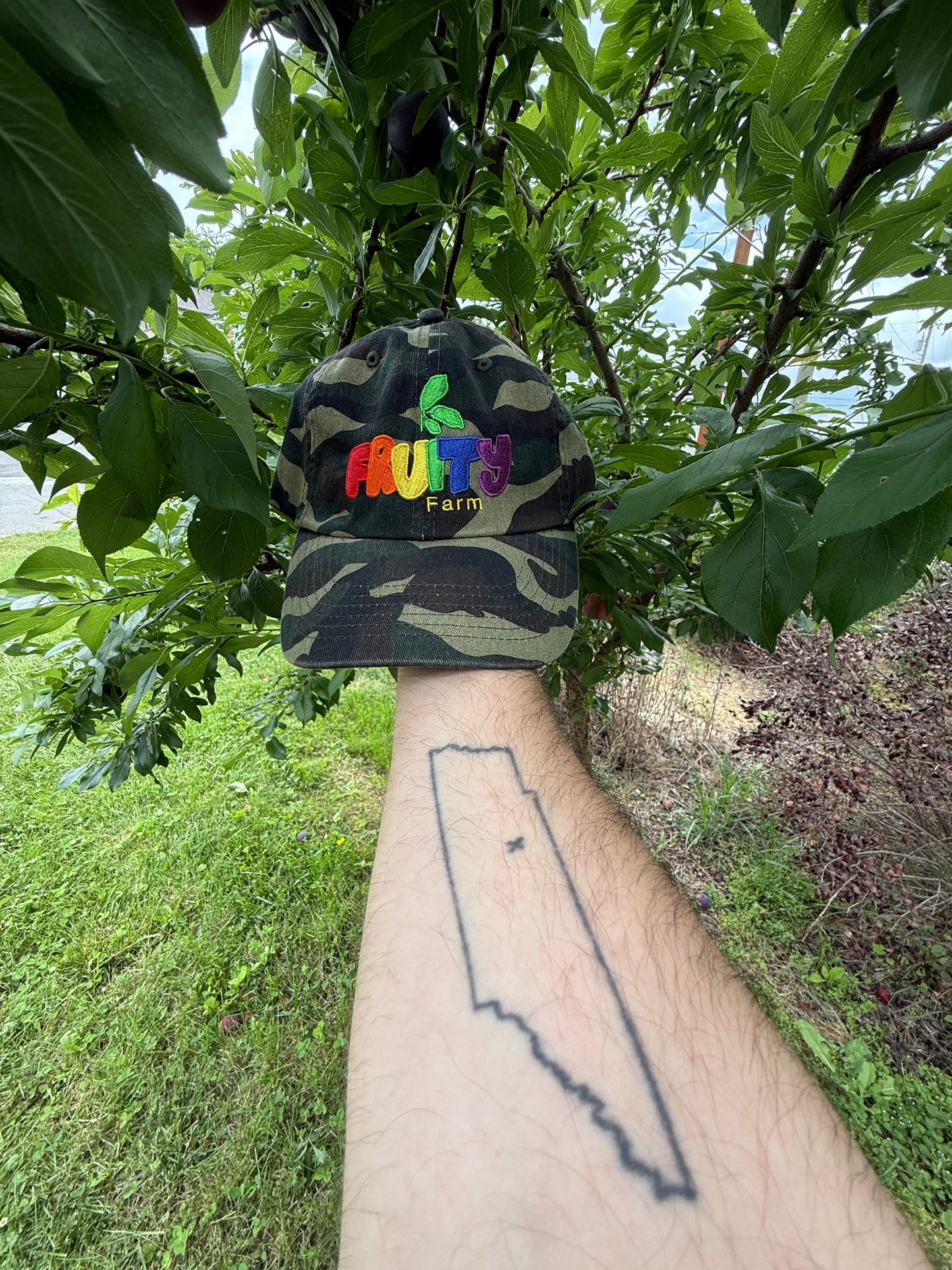 Fruity Farm Hat - Camo