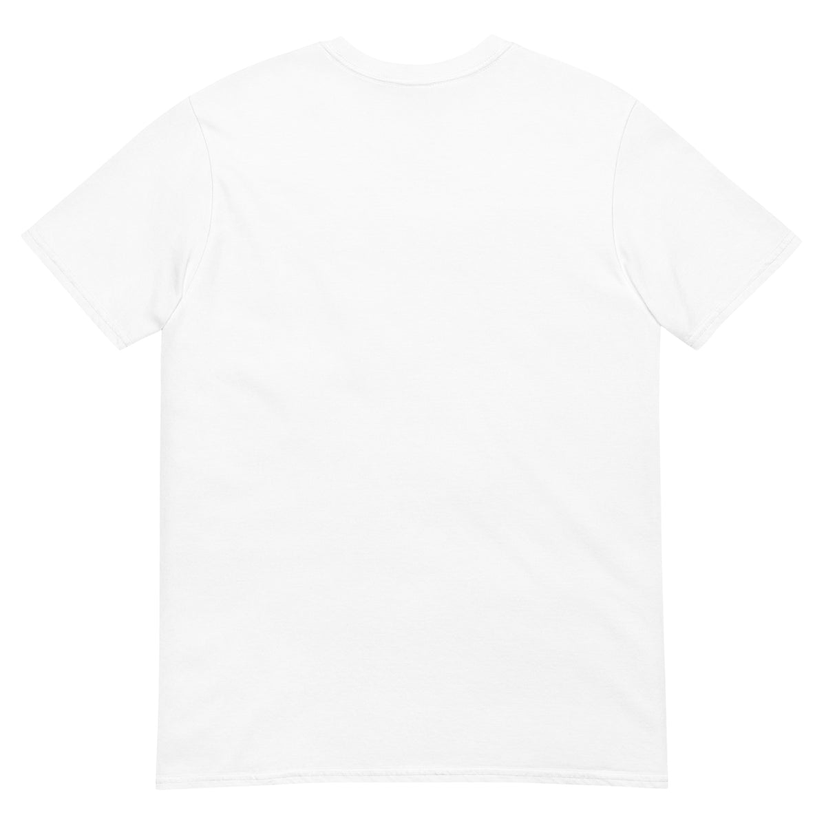 I'M COMING TO THE (fruity) FARM t-shirt in white, back view